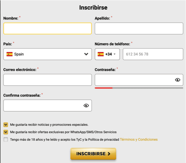 REGISTRO Win Unique casino